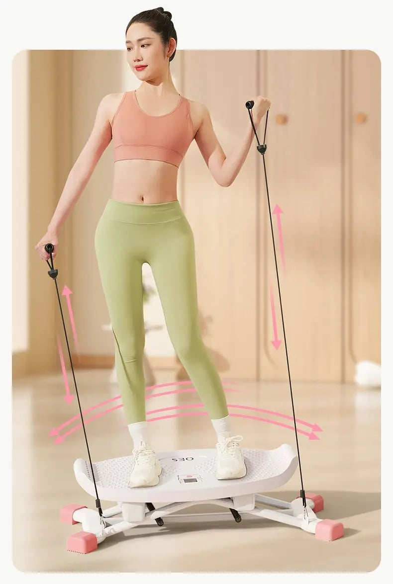 Mini Skateboard Stepper Pelvic Floor Muscle Home Fitness Ski Trainer Aerobic Swing