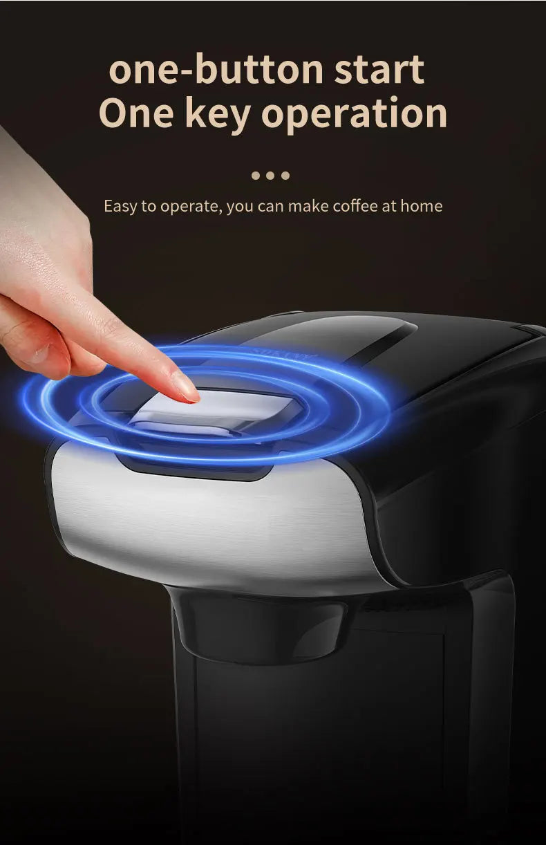 220-240V Household Single Cup 300ML Capsule Coffee Machine Electric Small Capsule Coffee Machine Espresso Drip Coffee