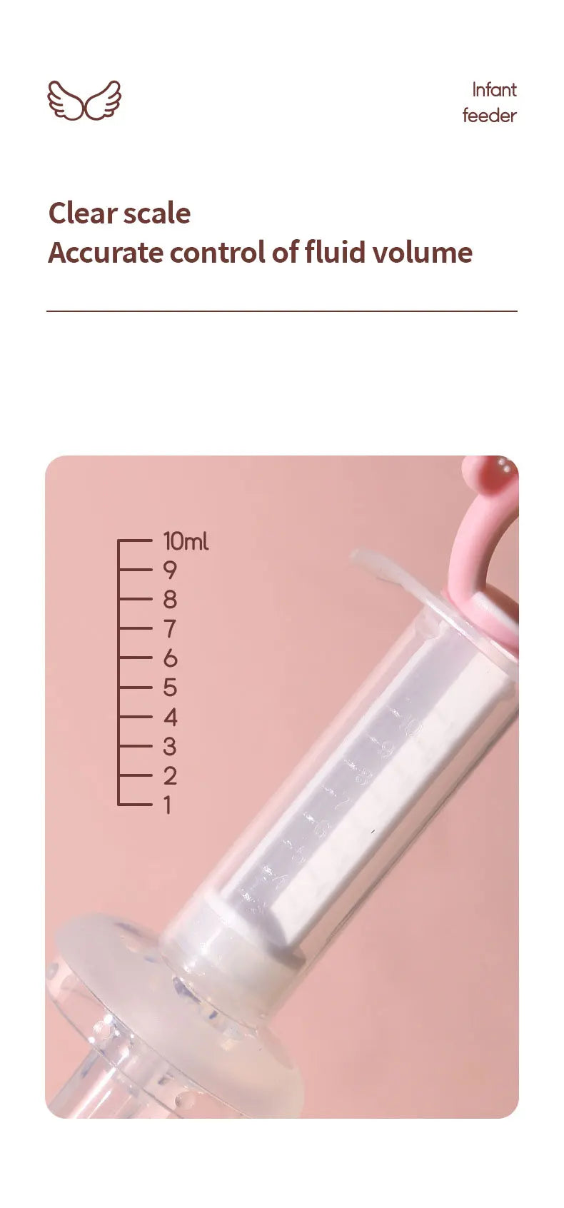 New Medicine Feeder Needle Feeder Baby Syringe Feeder Newborn Dropper Squeeze Fruit Juice Dropper Dispenser Pacifier Accessory