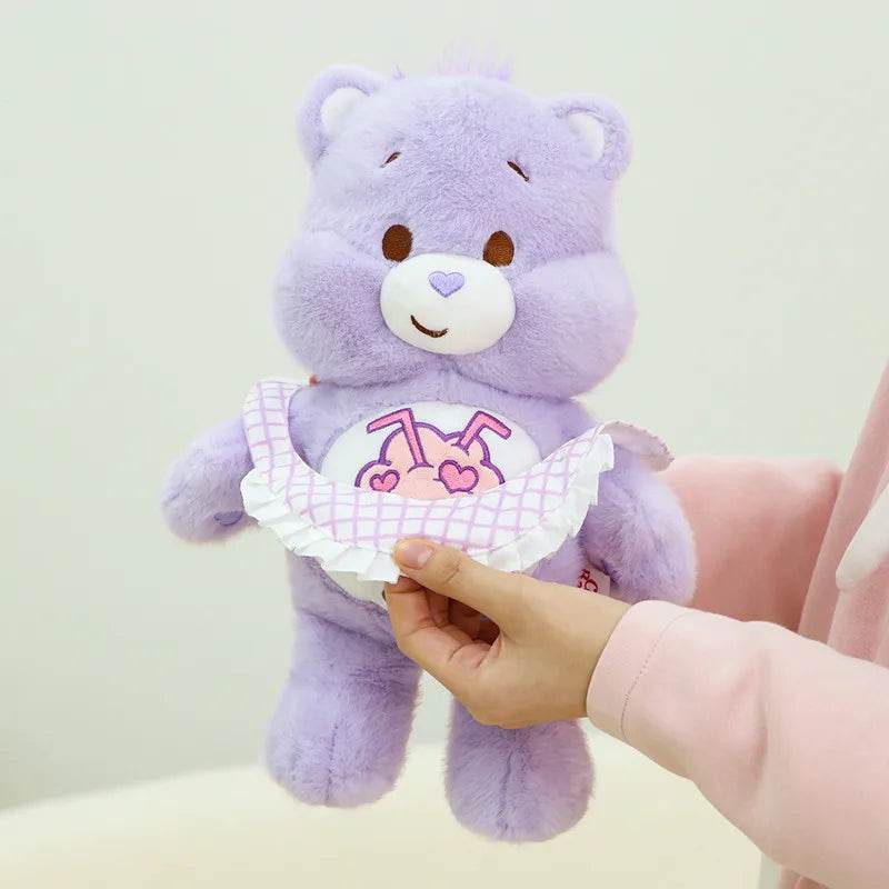 Adorably Baby Care Bear Plush Toys Bear Stuffed Doll Rainbow Bears Plushies Kawaii Room Decor Toys Lovely Kids Birthday Gifts - AIAZ