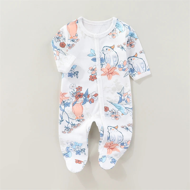 Newborn Baby Clothes New Autumn Winter Baby Bodysuit Summer Girl Romper Soft Boys Jumpsuit Children's Clothes 0 to 9 Months