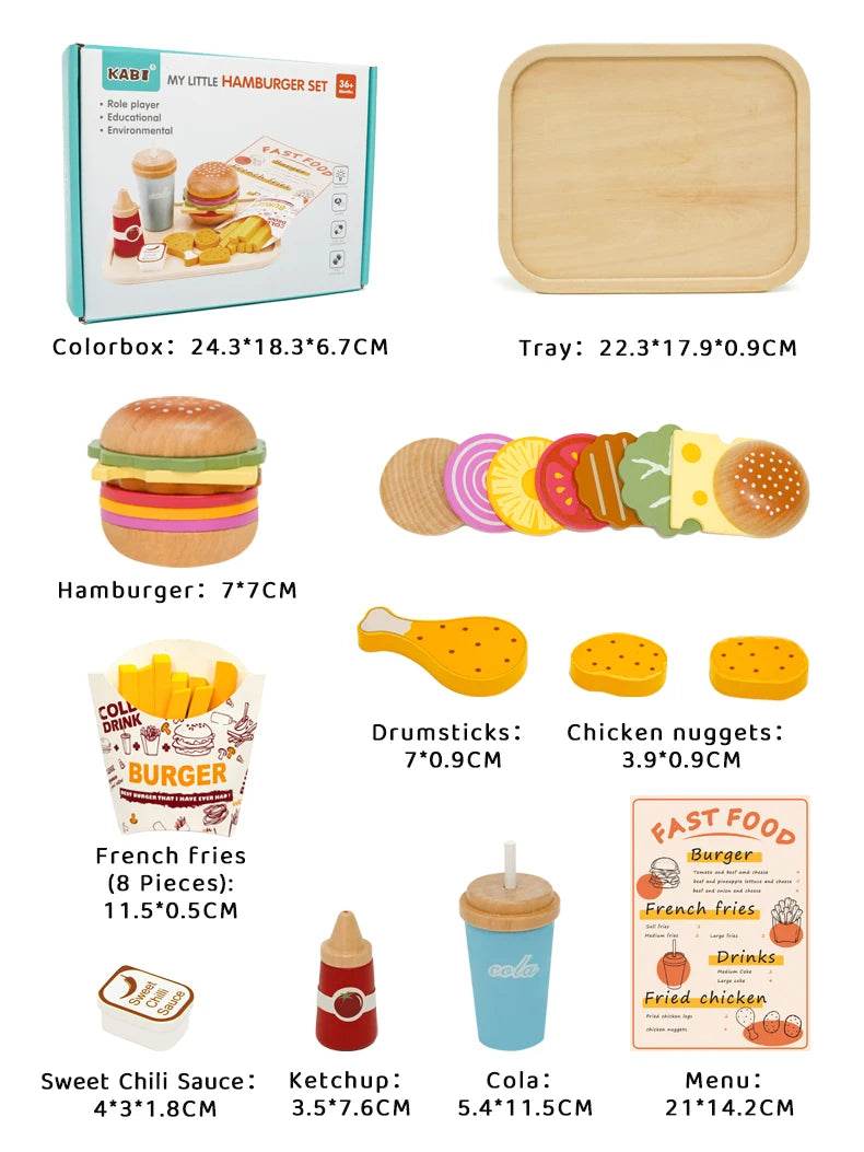 Wooden Kids Kitchen Toys Simulation Birthday Cake Toy Pretend Play Cutting Food Game Children Role Play Toy Gifts for Boy Girl - AIAZ