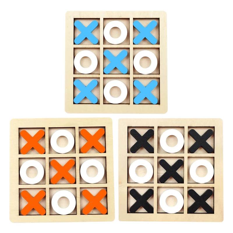 Montessori Play Game Wooden Toy Mini Chess Interaction Puzzle Training Brain Learing Early Educational Toys For Children Kids - AIAZ