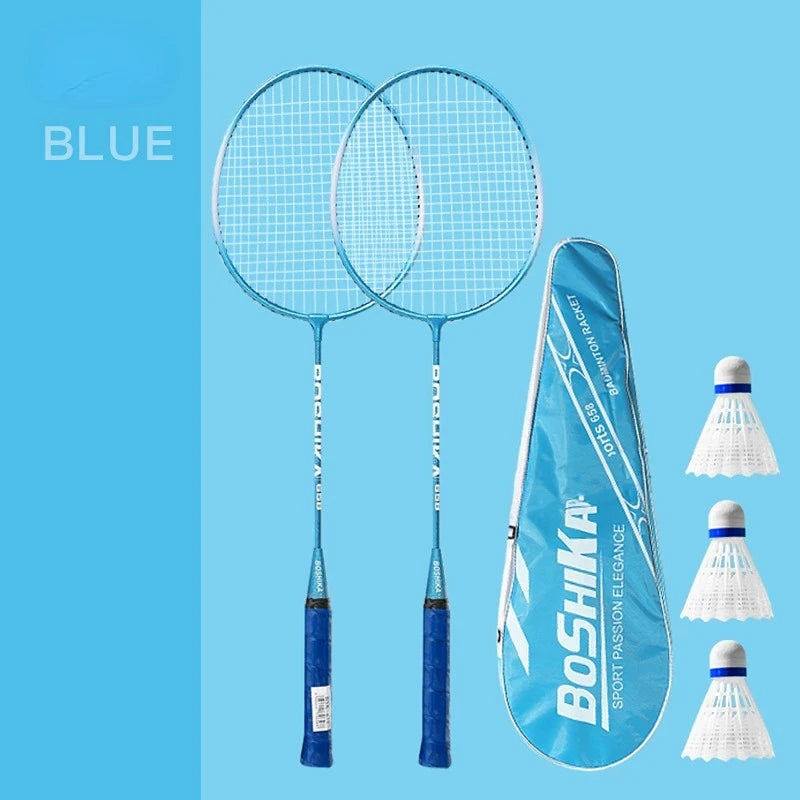 Original By Beginners Badminton Set 2pcs Professional Training Durable Leisure Sports Racquet