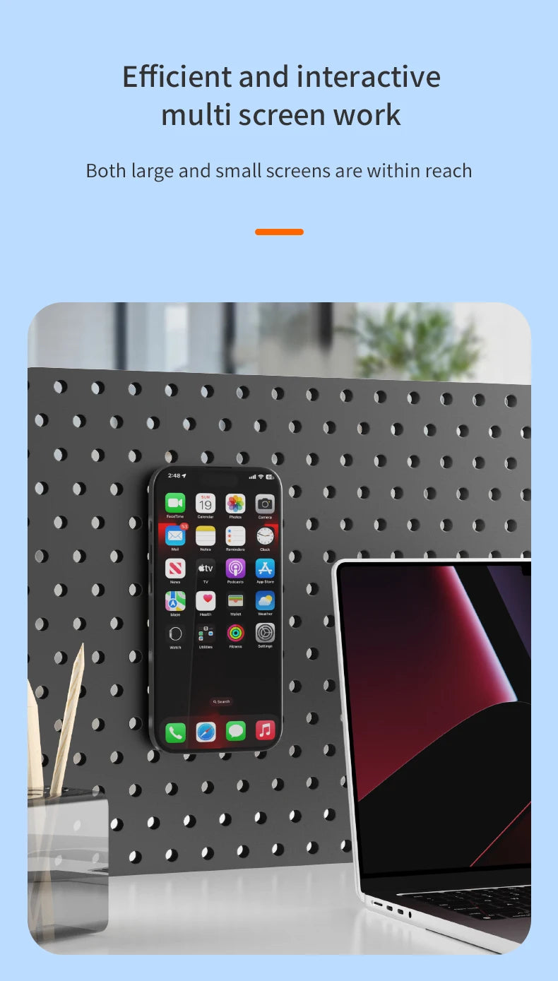 For MagSafe Double Sided Magnetic Phone Ring Holder Portable Folding Cellphone Stand Accessory Grip Bracket Support For iPhone
