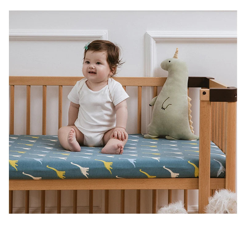 Baby Bedding Sets Crib Sheets 140*70Cm Infant Mattress Protector Baby Sheet Fitted 100% Cotton Soft Winter Warm Cot Cover
