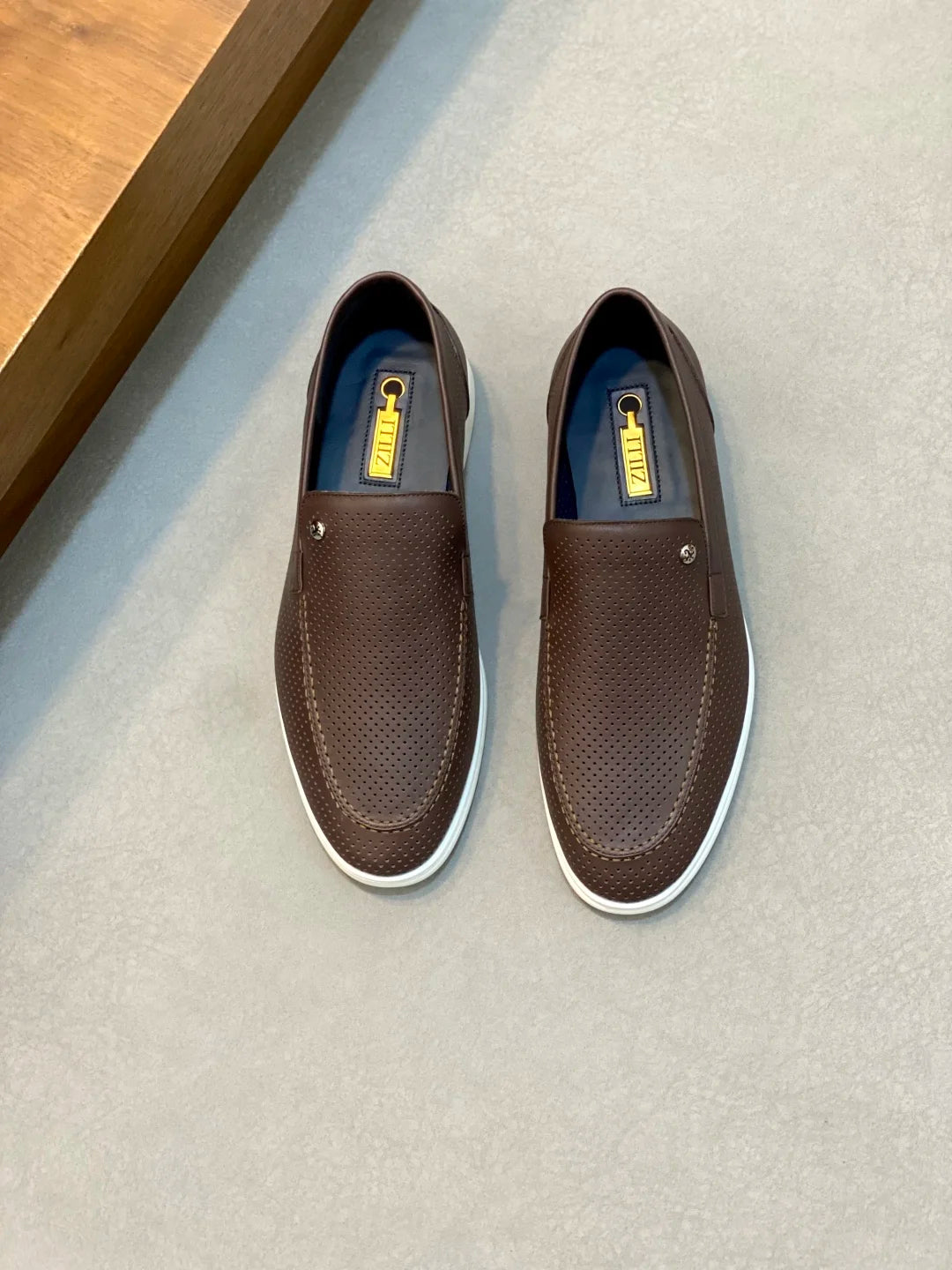 OECHSLI Shoes Cowhide Suede 2025 new breathable comfortable quality genuine leather comfort Men‘s European big size 38-46