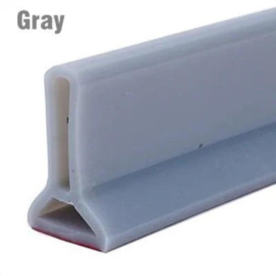 New 50mm Height Silicone Bathroom Water Stopper Barrier Non-slip Dry and Wet Separation Bendable Strip Sink Water Splash Guard