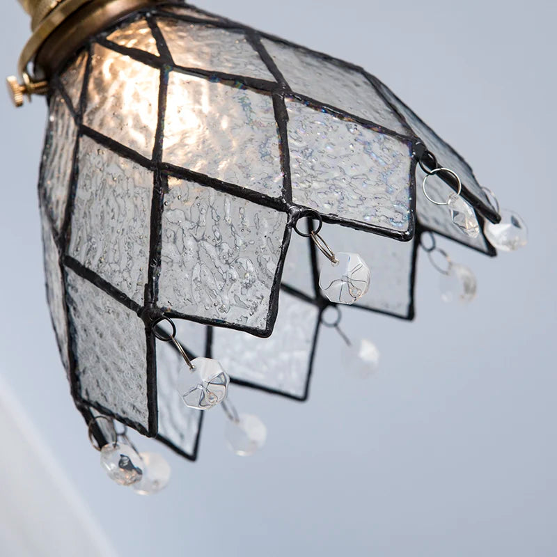 IWHD 2022 NEW Nordic Glass LED Pendant Lights Fixtures Copper Bedroom Dinning Room Restaurant Modern Hanging Lamp Lighting