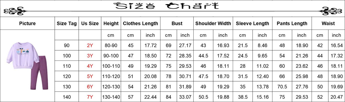 2025 Autumn Winter European And American Style Girls Long Sleeves Suit For 2-7Years Kids Hoodie+Long Pants Two-piece Set
