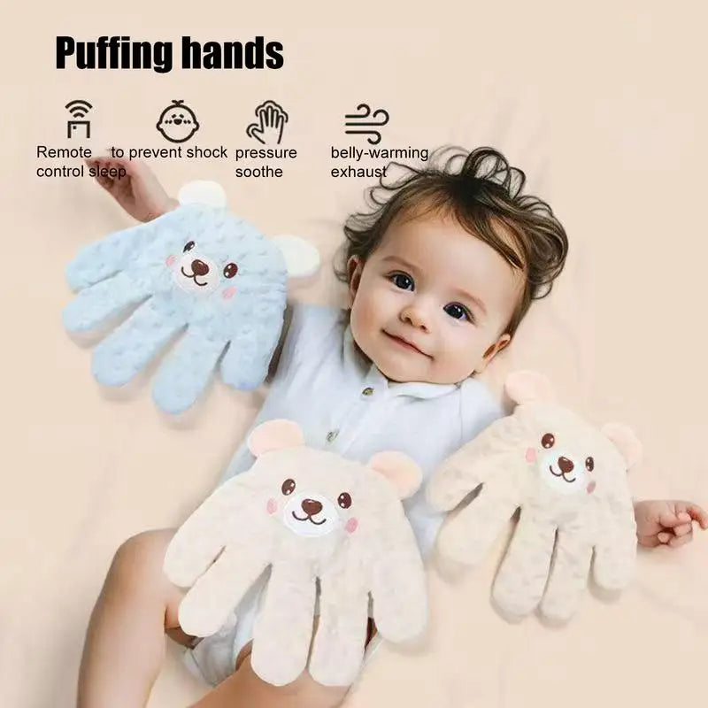 Baby Patting Sleeping Toy Patting Soother Pillow for Baby Automatic Pat Soother Cute Dolls Cartoon Animal Sleeping Aid Startle