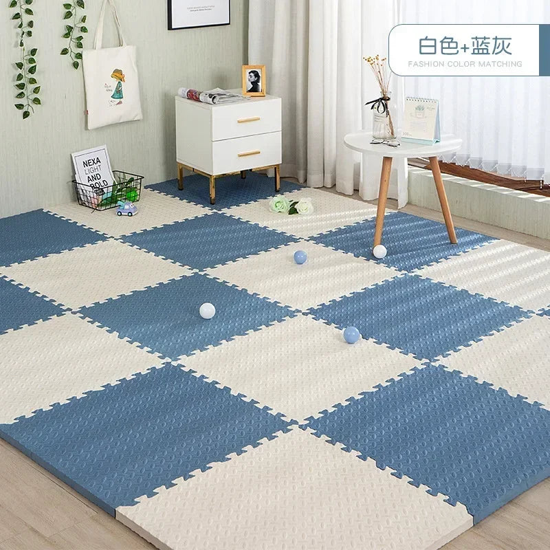 30x30x1cm Baby Play Mats Plain Color Puzzle Mats EVA Foam Mat Kids Jigsaw Mats For Bedroom Protective Floor Tiles Mat Baby Games