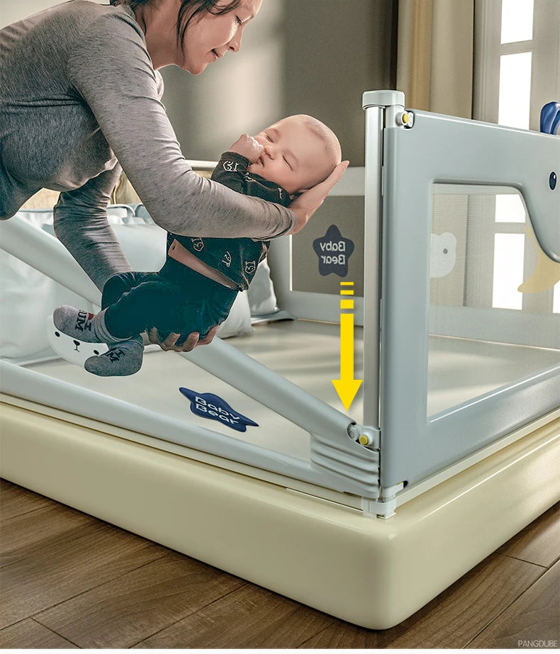 PANGDUBE 1pc Baby Bed Guardrail Bed Rail Guard for Kid Fence for Bed Protective Barrier for Bed Safety Railing for Children Bed
