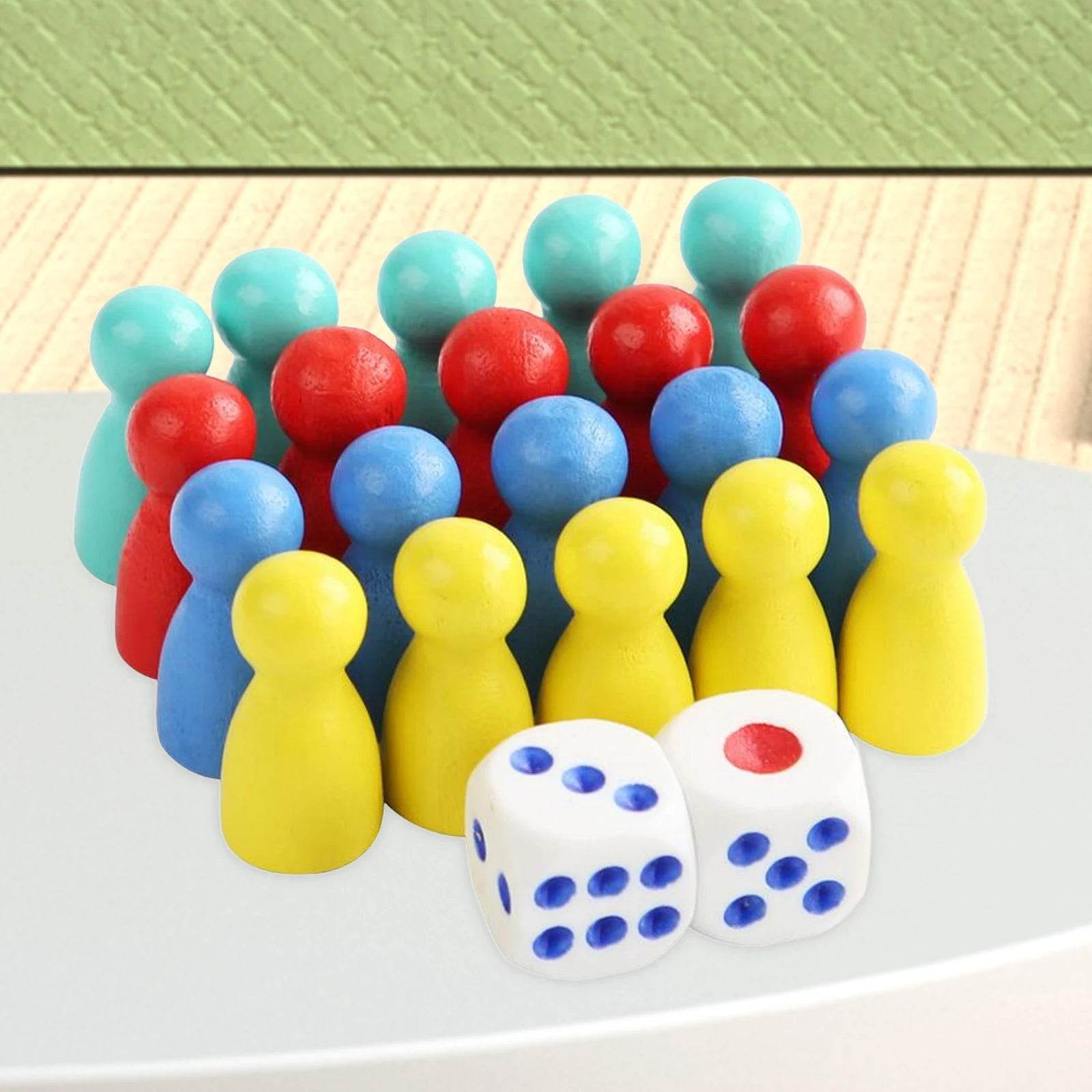 Board Games Ludo Set Party Game Parent Child Strategy Interaction with Foldable Board for Funny Family Table Game Social Games - AIAZ