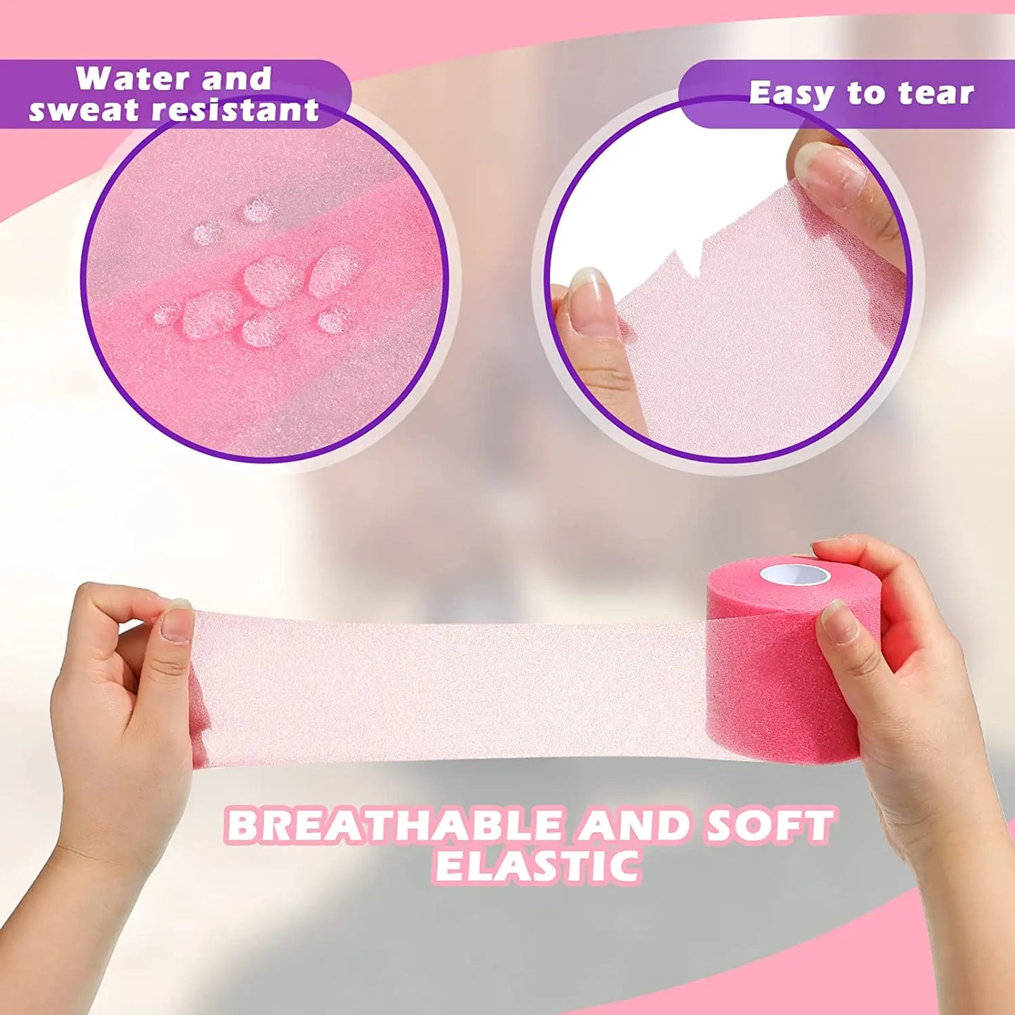 PU foam bandage Elbow & Knee Pads Film Foam Underwrap Sports Pre-Wrap for Athletic Tape