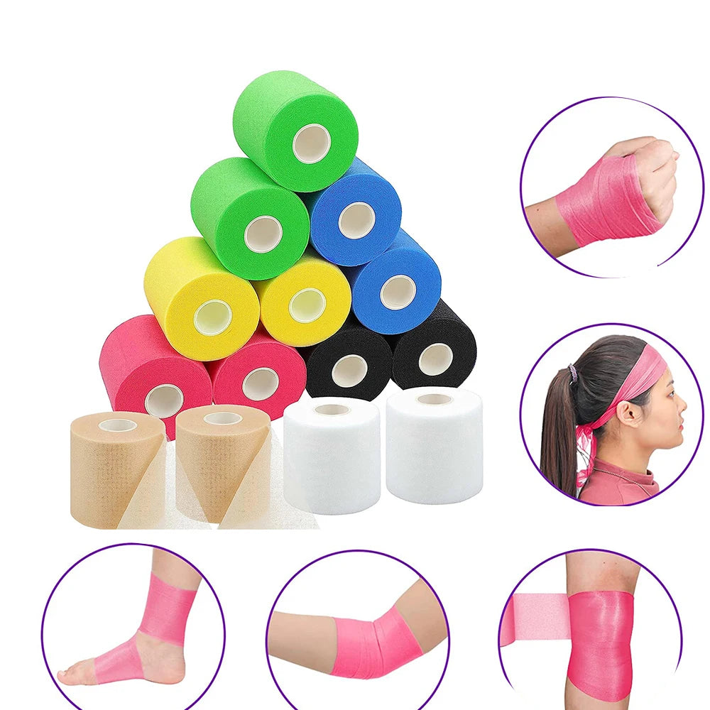 PU foam bandage Elbow & Knee Pads Film Foam Underwrap Sports Pre-Wrap for Athletic Tape