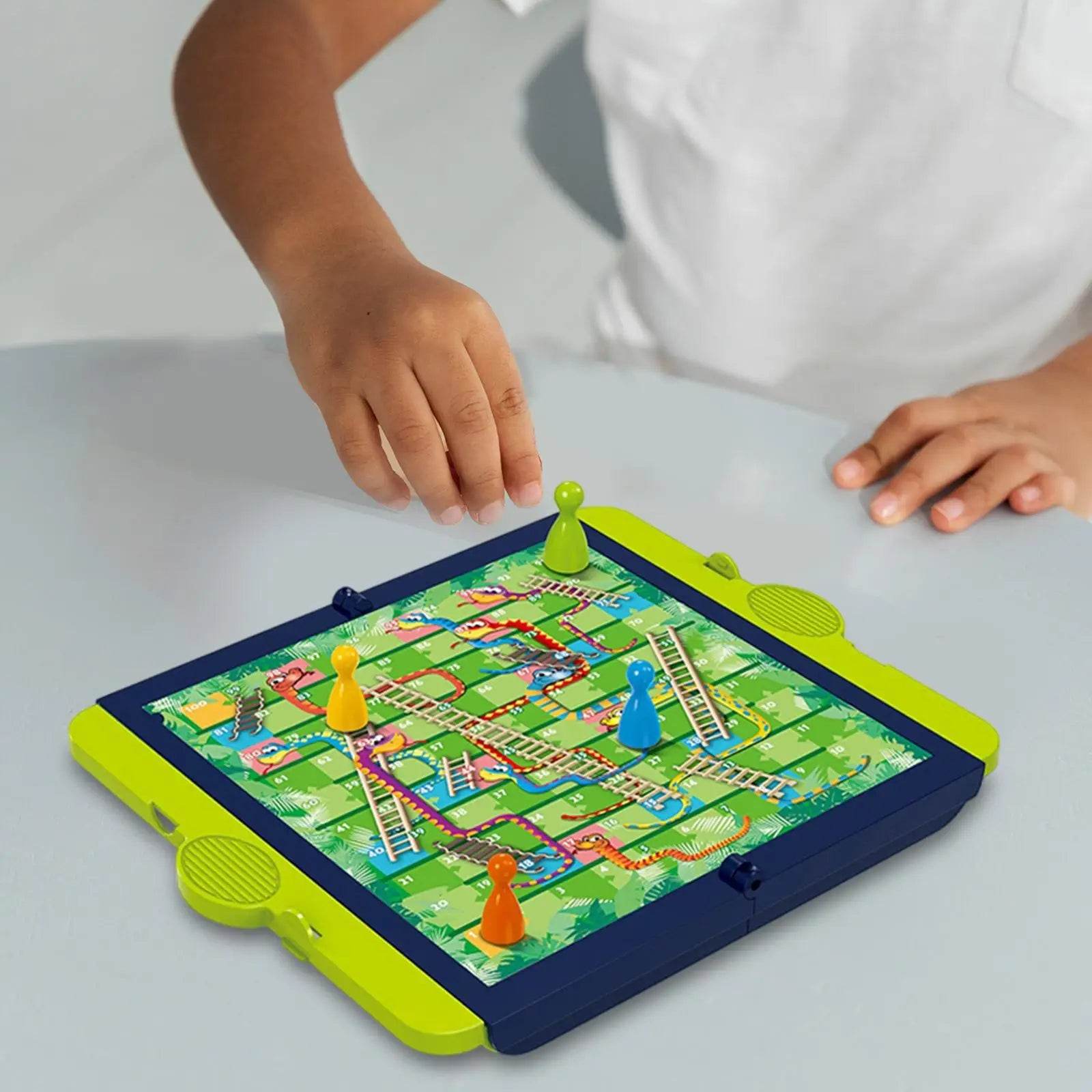 Board Games Ludo Set Party Game Parent Child Strategy Interaction with Foldable Board for Funny Family Table Game Social Games - AIAZ