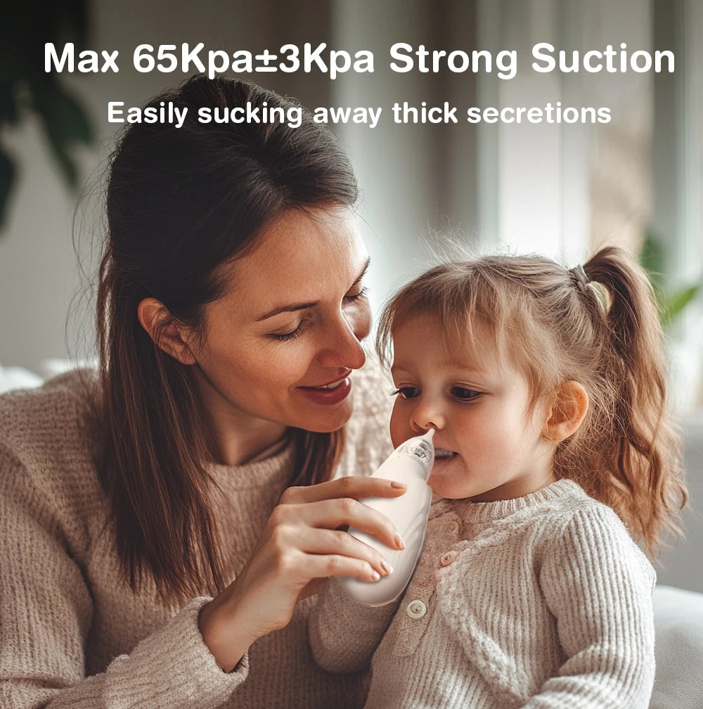 2025 Newest Safe & Smart Baby Nasal Aspirator – Gentle Mucus Relief for Newborns & Toddlers Prevent Nasal Congestion