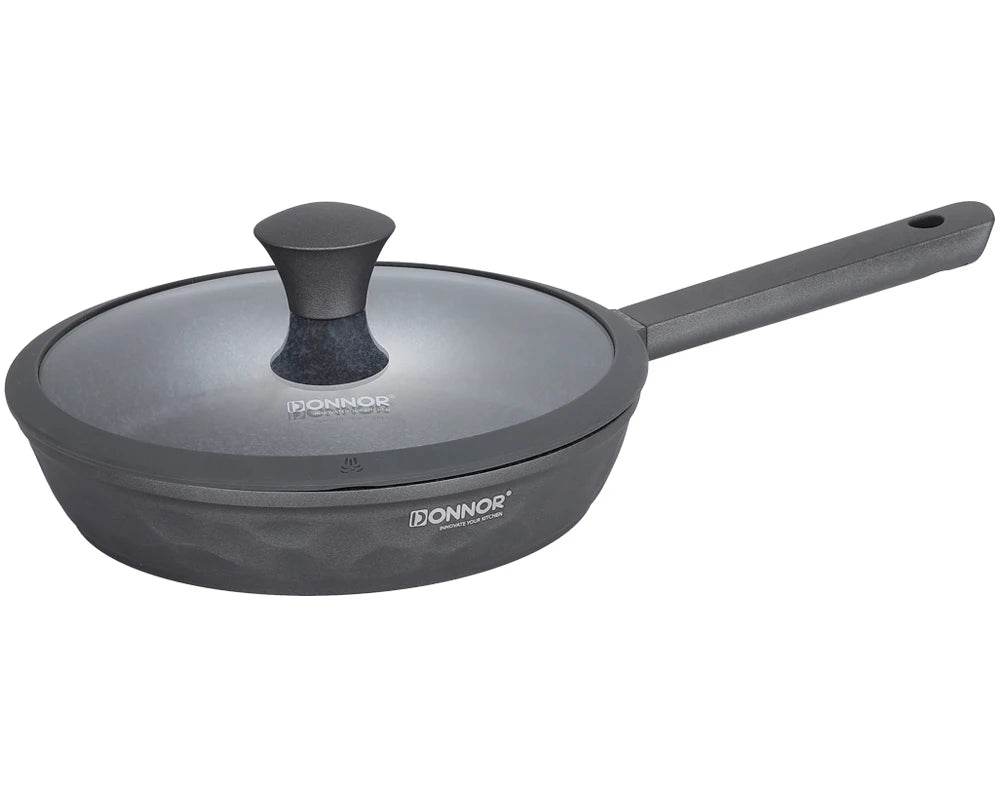 DONNOR Kitchen Cooking Set 12 Pcs Pots and Pans Set Non-toxic Healthy Pots and Pans Set Non Stick Saucepans Steamer Set - AIAZ