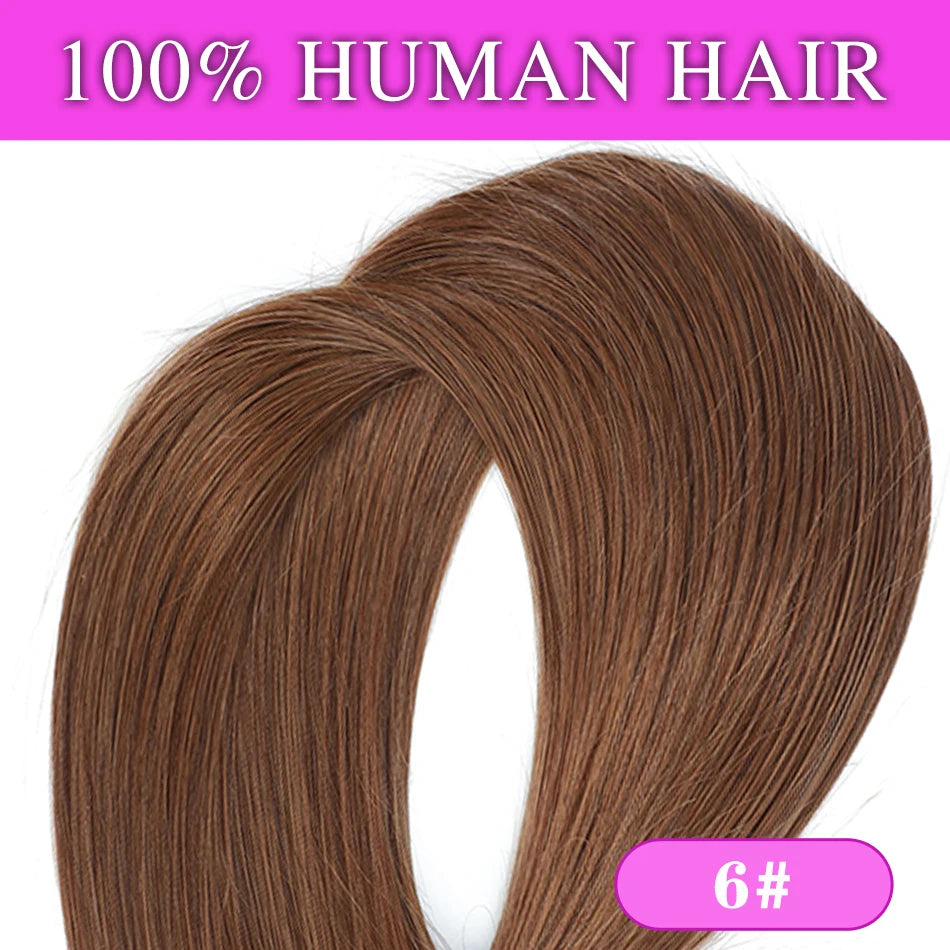 SOVO Tape in Hair Extensions 100% Remy Human Hair 20 Inch  20pcs 50G Balayage Skin Weft Tape in Extensions  12-26 inch