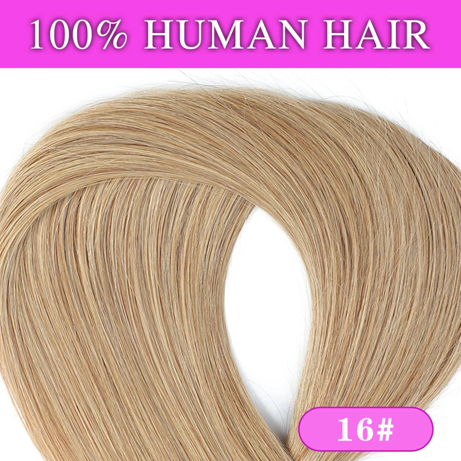 SOVO Tape in Hair Extensions 100% Remy Human Hair 20 Inch  20pcs 50G Balayage Skin Weft Tape in Extensions  12-26 inch