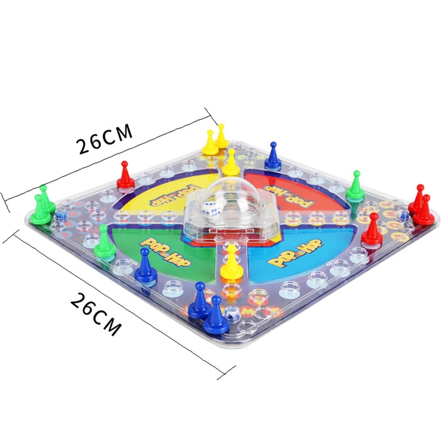 Board Games Ludo Set Party Game Parent Child Strategy Interaction with Foldable Board for Funny Family Table Game Social Games - AIAZ
