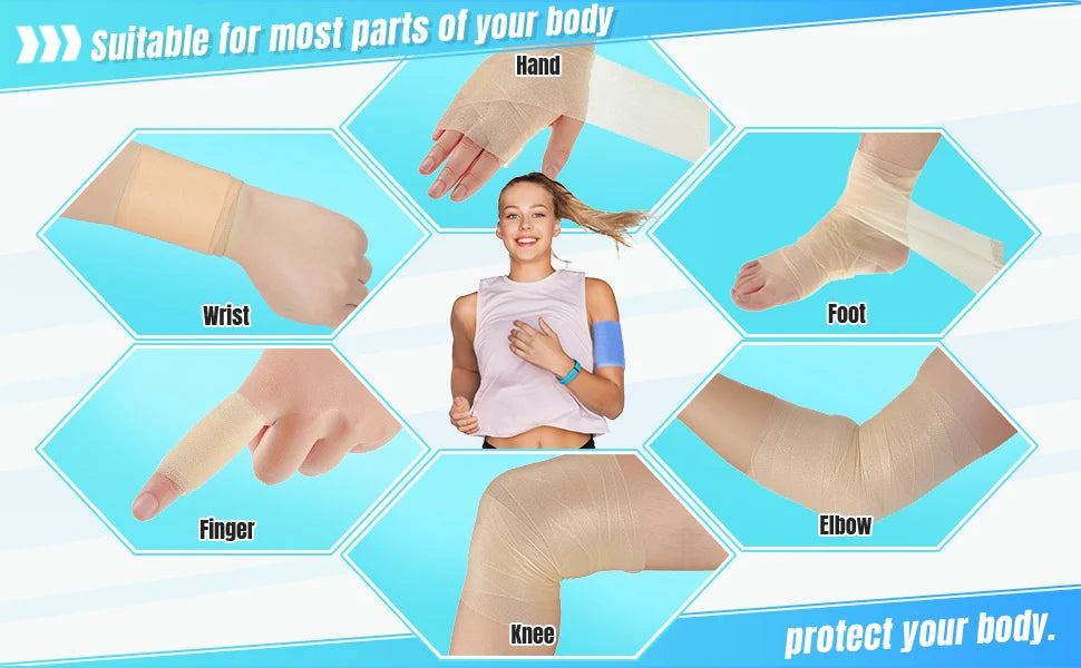 PU foam bandage Elbow & Knee Pads Film Foam Underwrap Sports Pre-Wrap for Athletic Tape