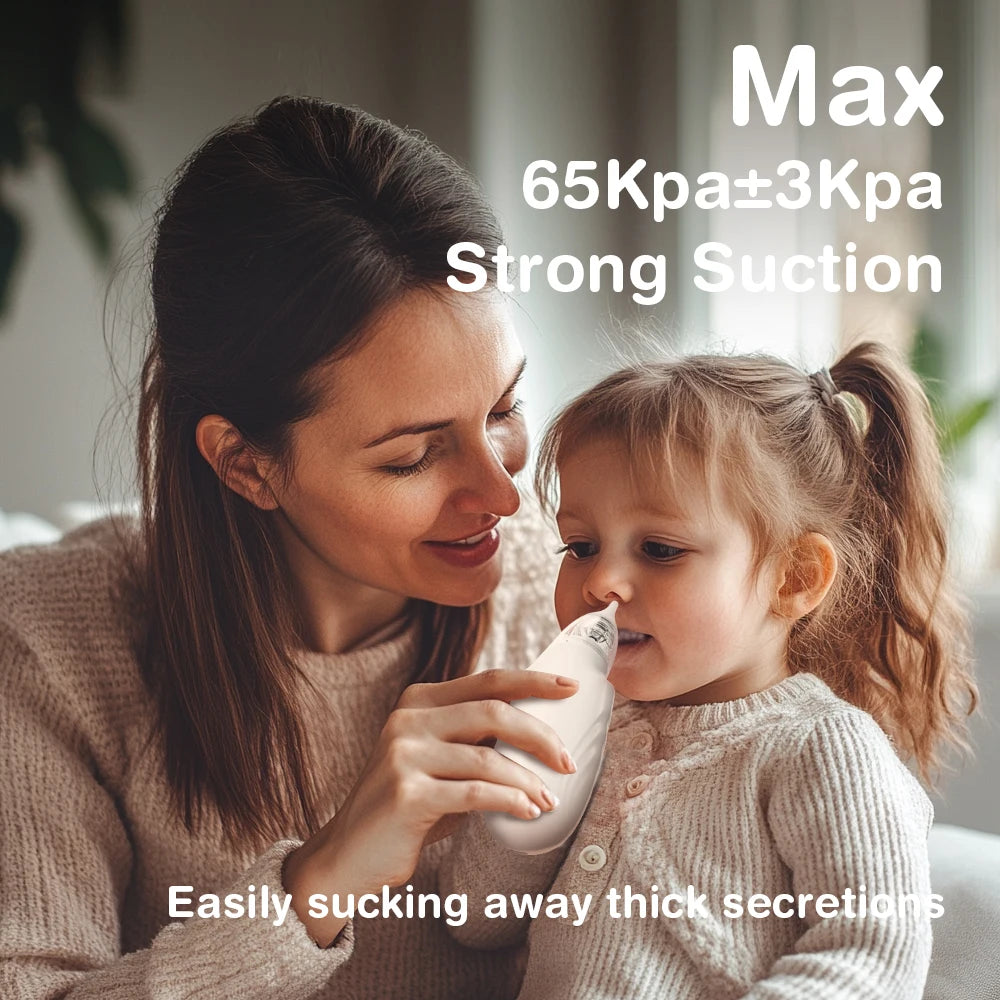 2025 Newest Safe & Smart Baby Nasal Aspirator – Gentle Mucus Relief for Newborns & Toddlers Prevent Nasal Congestion