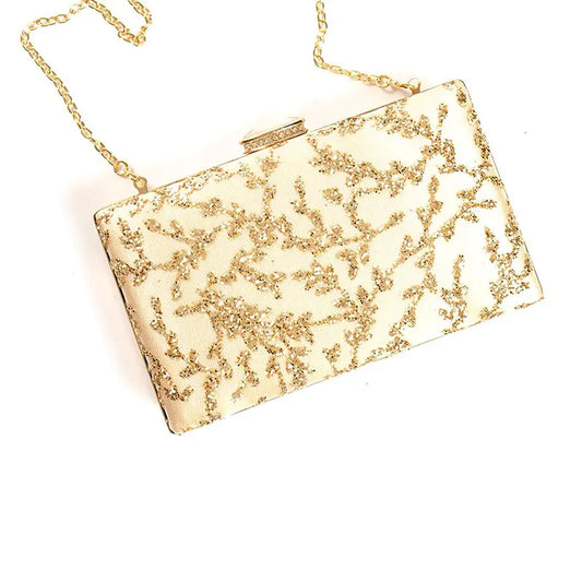 Sequin Lace Evening Crossbody