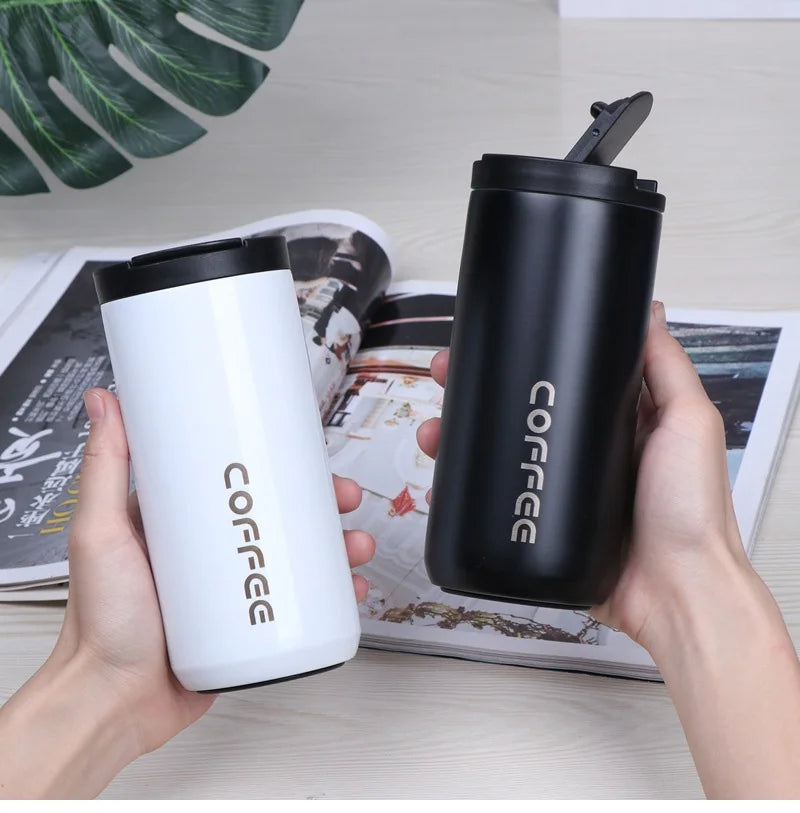 Xiaomi 400ml/500ml Double Stainless Steel 304 Coffee Mug Leak-Proof Thermos Bottle Mug Travel Thermal Cup Portable Youpin Gifts