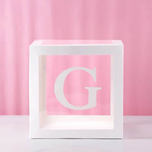 First Birthday Balloon Boxes For Party Decorations 1st Birthday Balloon Garland Decor with ONE Letter Boy Girl Baby Shower Decor - AIAZ