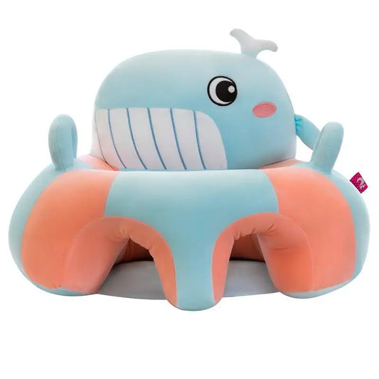 New Cute Cartoon Sofa Skin for Infant Baby Seat Sofa Cover Sit Learning Chair Washable Only Cover With Zipper Without PP Cotton