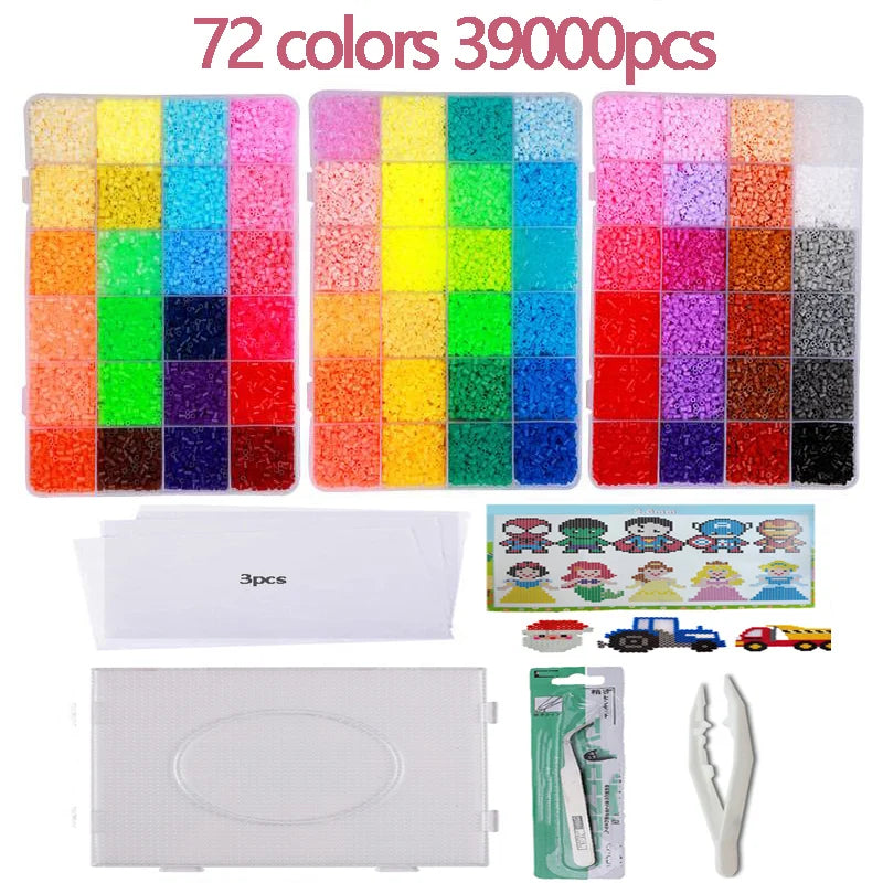 2.6mm 24/48colors Hama beads Education Iron beads 3D puzzle Beads lroning Guarantee perler Fuse beads diy toy miçangas