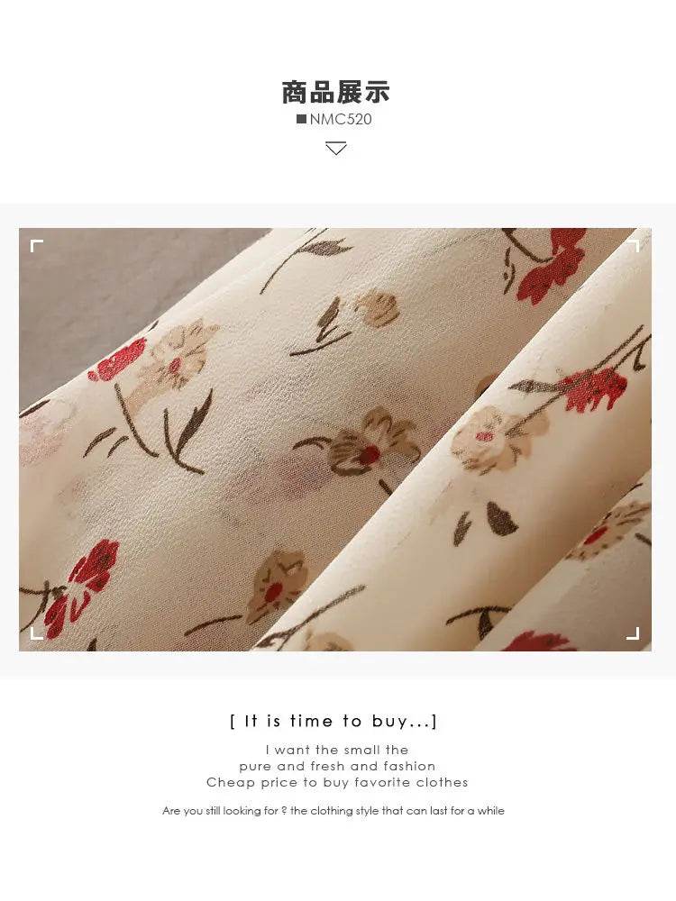 Skirts Women High Waist All-match Fashion Elegant Female Chiffon Flower Lovely Irregular Hem Ruffles Chic Streetwear Leisure - AIAZ