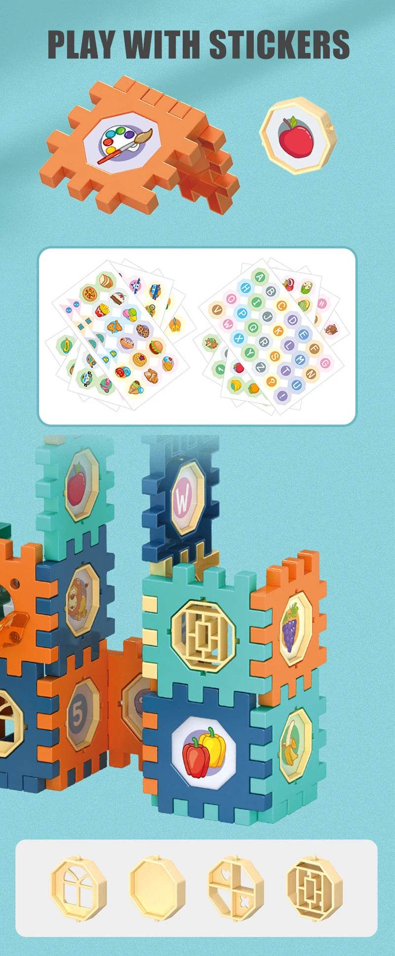 Marble Run Race Track Building Blocks Toys For Kids Labyrint Rolling Ball Funnel Slide Bricks Education Construct Toys Maze STEM - AIAZ