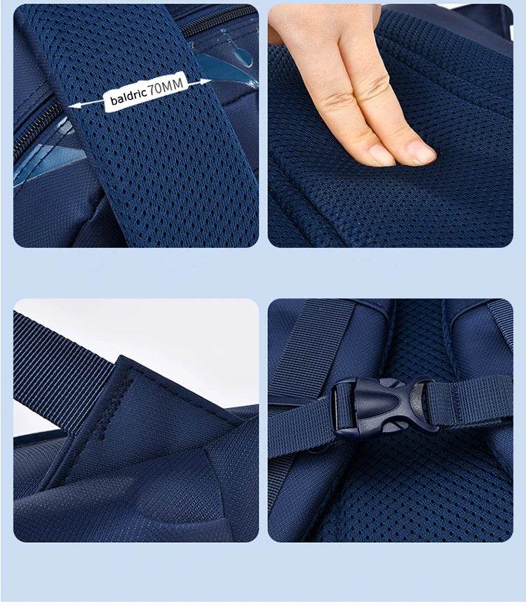 Primary School Backpacks Waterproof Children School Bags For Boys kids Travel Backpack Orthopedic School bag Mochila Infantil - AIAZ