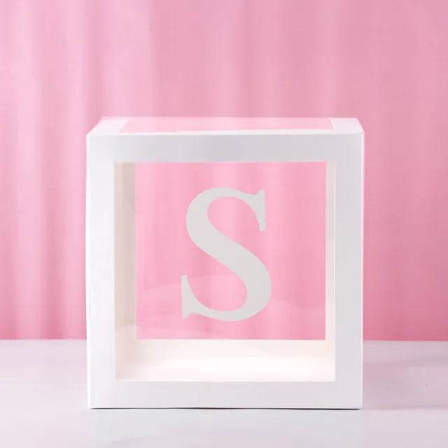 First Birthday Balloon Boxes For Party Decorations 1st Birthday Balloon Garland Decor with ONE Letter Boy Girl Baby Shower Decor - AIAZ