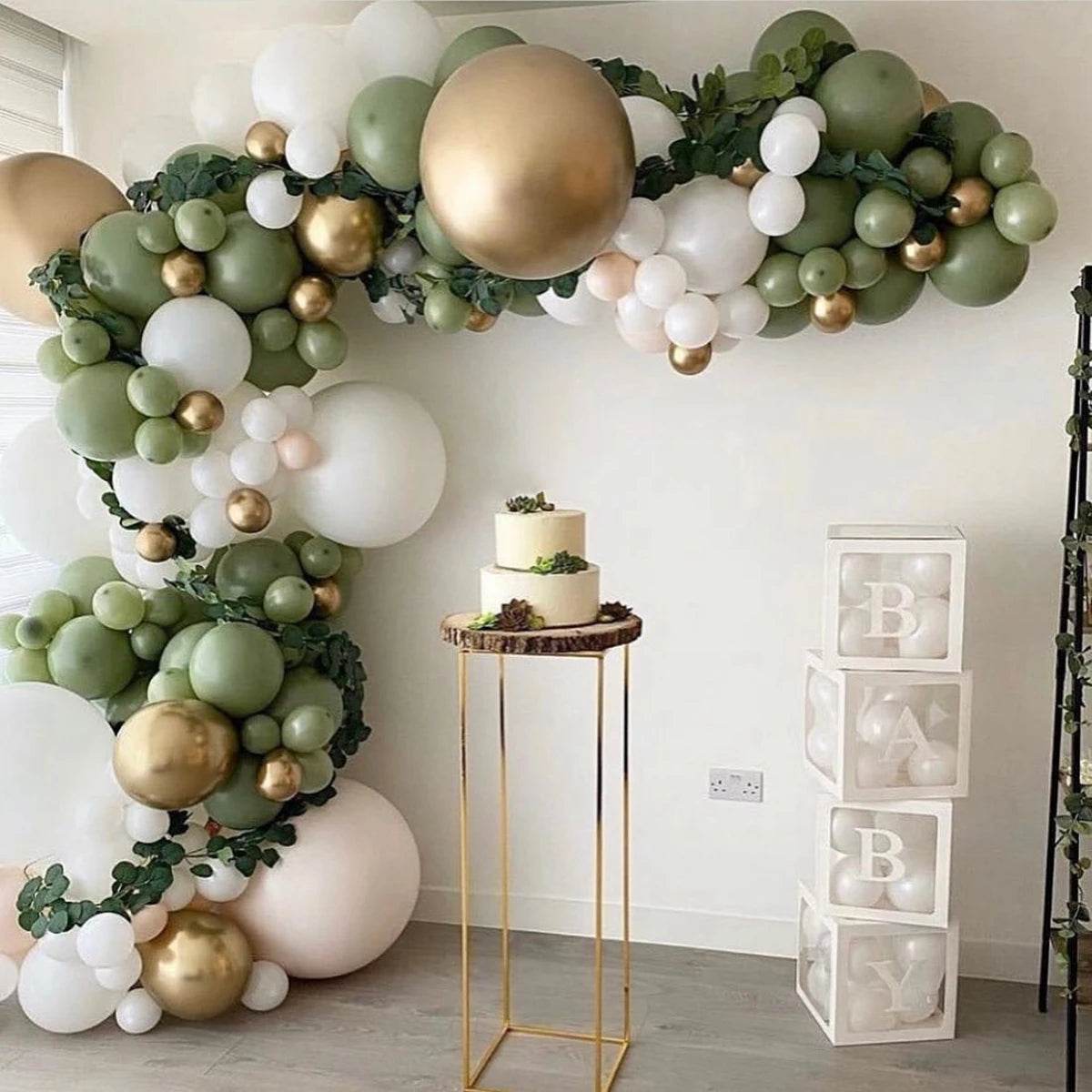 Letter Balloon Box First 1st Birthday Party Decor Kids Girl Boy Baby Shower One 1 Year Old birthday Decor Wedding Party Supplies - AIAZ