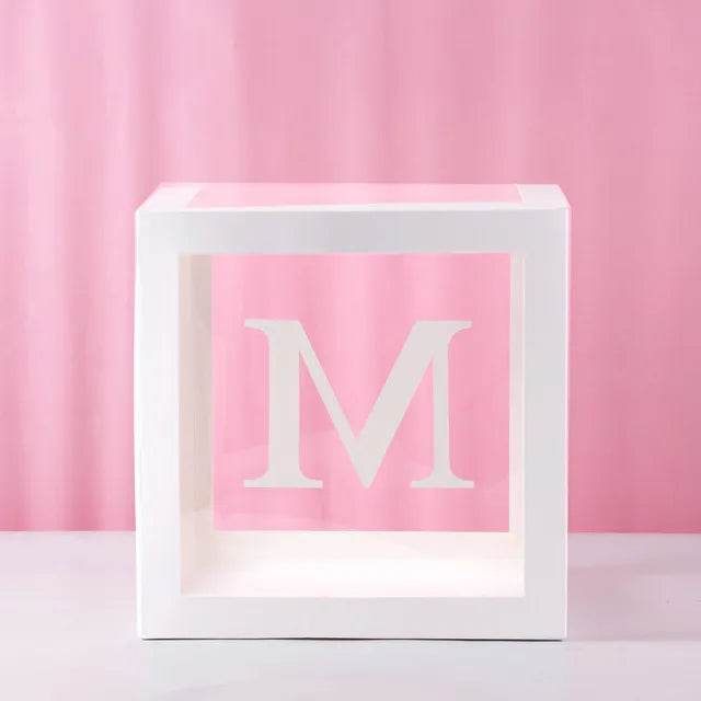 First Birthday Balloon Boxes For Party Decorations 1st Birthday Balloon Garland Decor with ONE Letter Boy Girl Baby Shower Decor - AIAZ