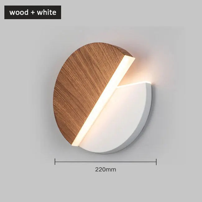 LED Wall Lamp 360 Degree Rotation Adjustable Bedside Lights White Black Creative Wall Light  Modern Bedroom Loft Aisle Lamps