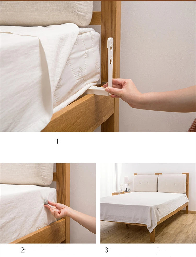 4Pcs Bed Sheet Holder Clip home sofa cover mattress quilt cover non-slip fasteners fixed bracket Household samll accessories