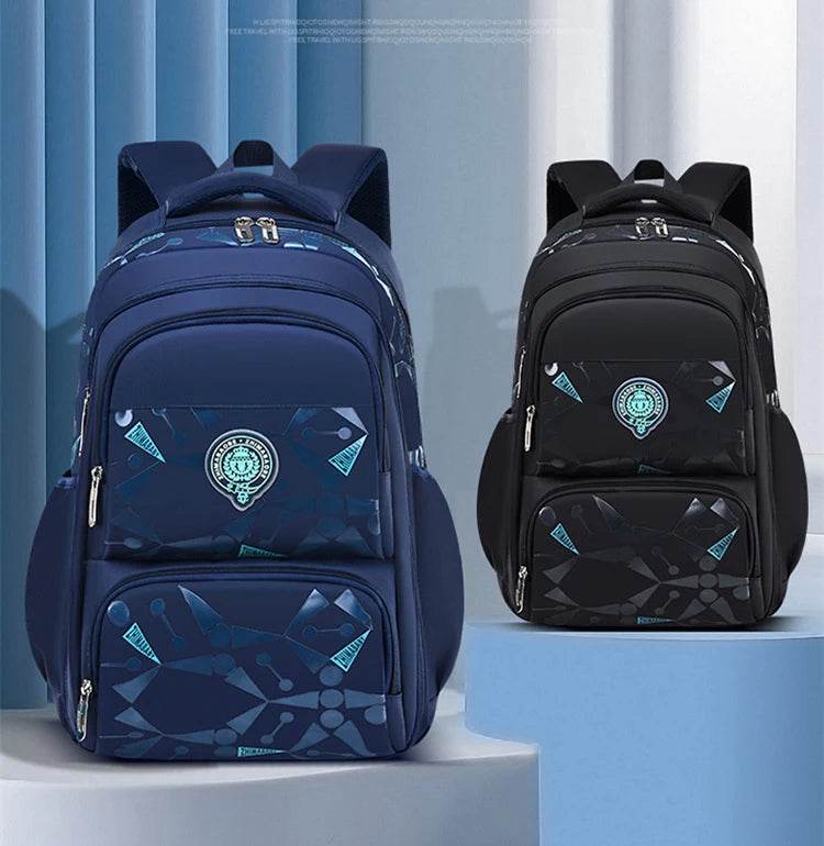 Primary School Backpacks Waterproof Children School Bags For Boys kids Travel Backpack Orthopedic School bag Mochila Infantil - AIAZ