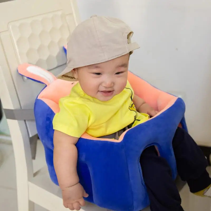 Portable Baby Learning To Sit Chair Sofa Multi-function Cartoon Kids Dining Seat Only Cover NO Filling For Toddler ChildrenLB654