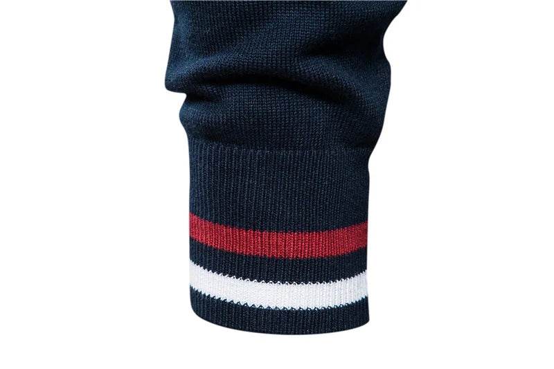 AIOPESON Spliced Cardigan Men Streetwear Casual High Quality Cotton Sweater Men Winter Fashion Brand Cardigans for Men - AIAZ