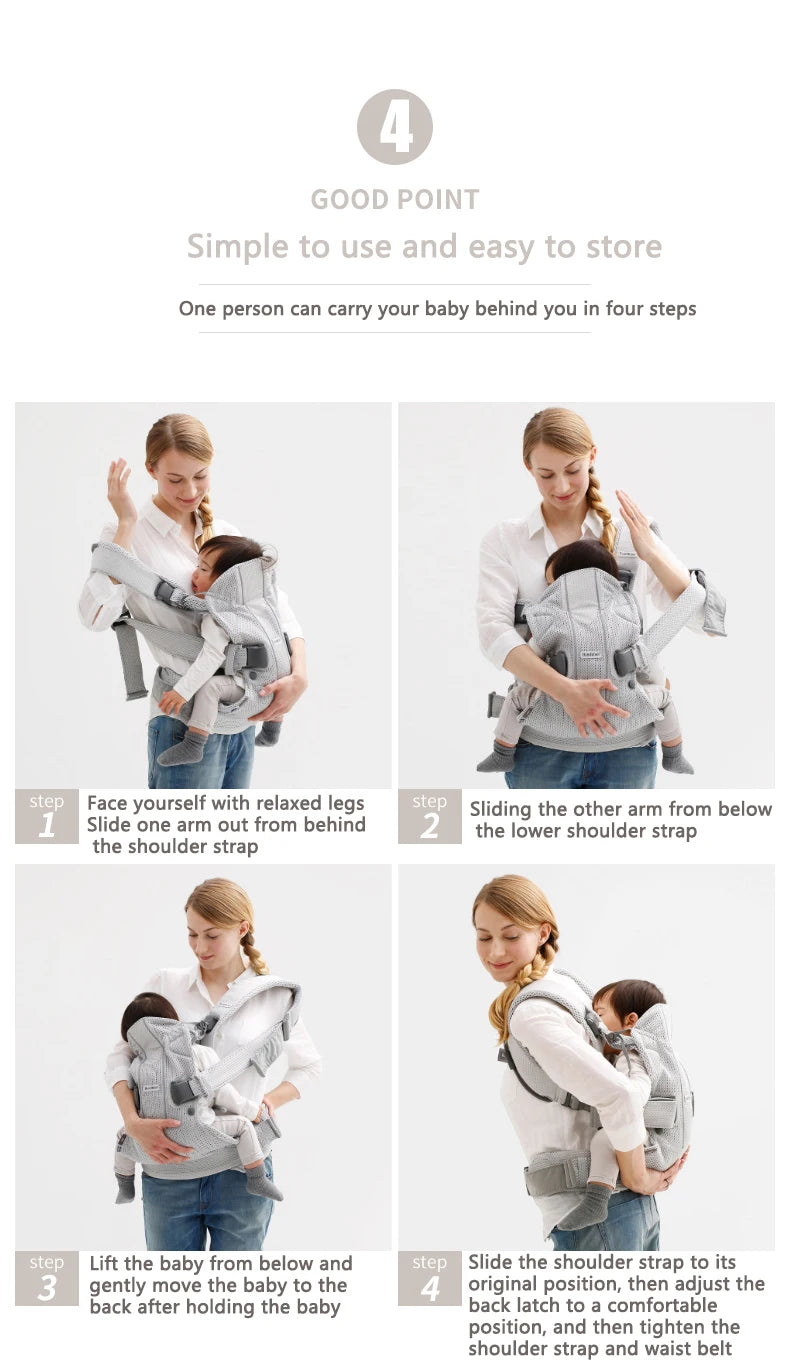 Babybjorn Harmony Baby Carrier Ergonomic Kangaroo Infant Kid Sling hipseat Front Facing Backpack Wrap