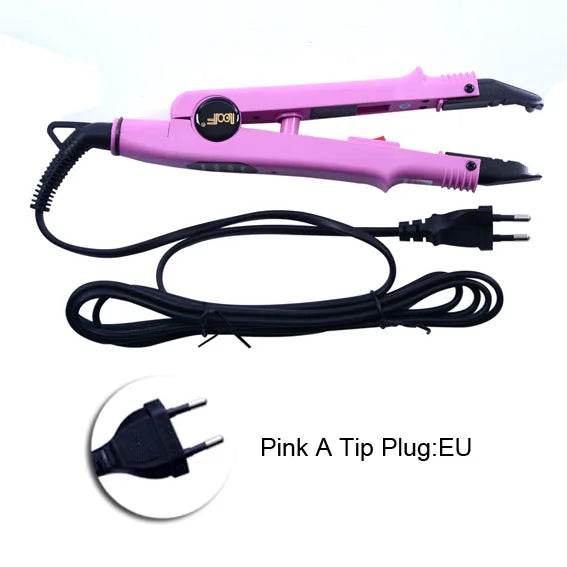 1pc JR-611 A/B/C tip Constant Heat Iron Hair Connectors Hair Extensions Tools Fusion Iron Wand Iron Melting Tool+EU outlet - AIAZ