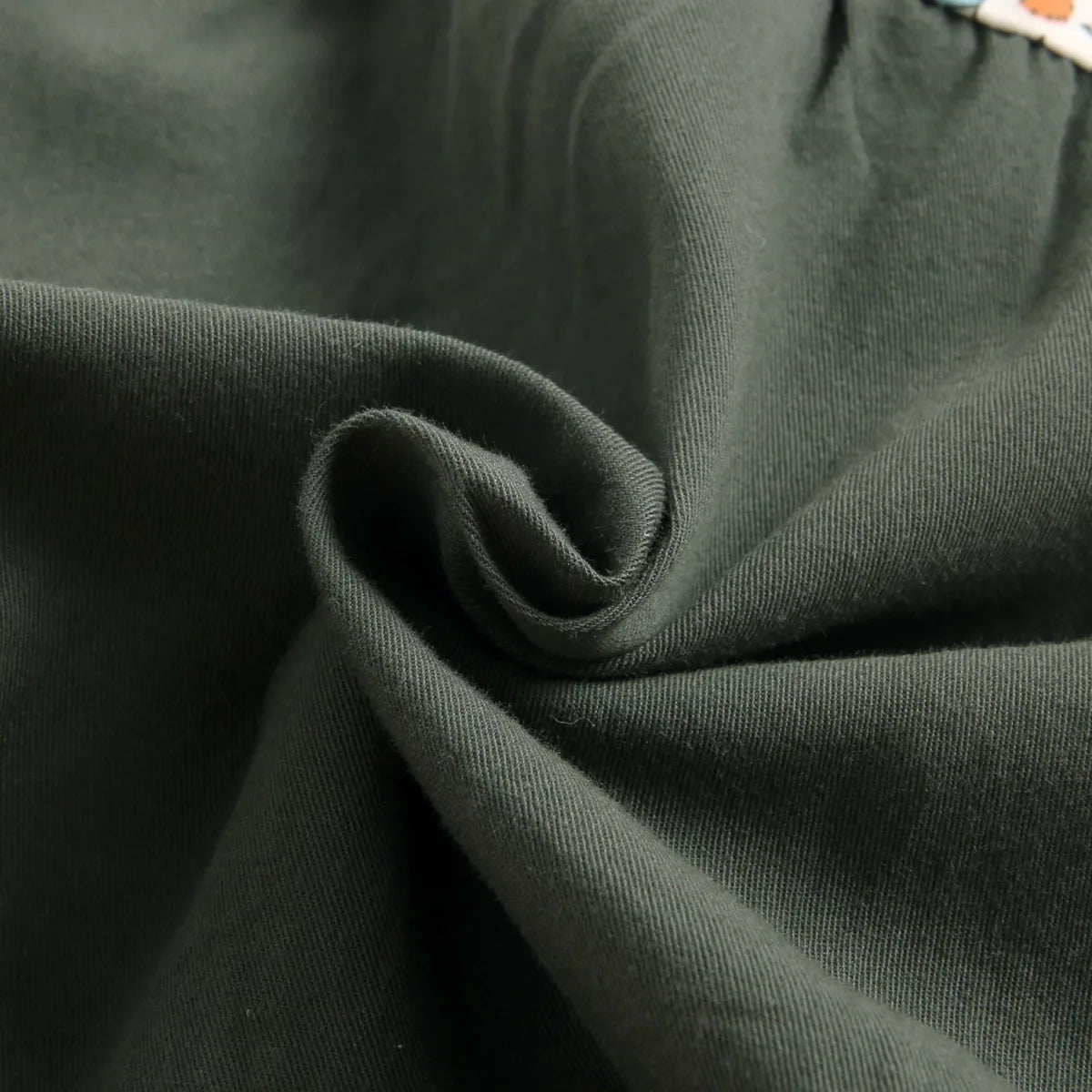 Sanlutoz Princess Newborn Baby Girl Bodysuits Long Sleeve Cotton Baby Clothes Flowers Plaid Cute