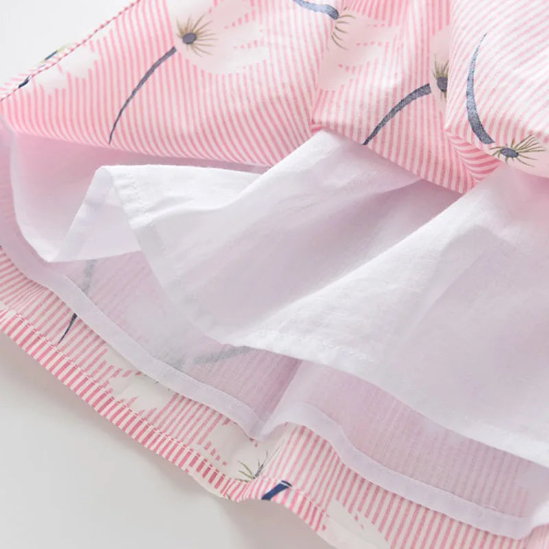 Bear Leader Floral Girls Dress Floral Kids Dresses Girls Princess Dress Children Clothes Girls Dress Casual Wear 3 7Y Vestido