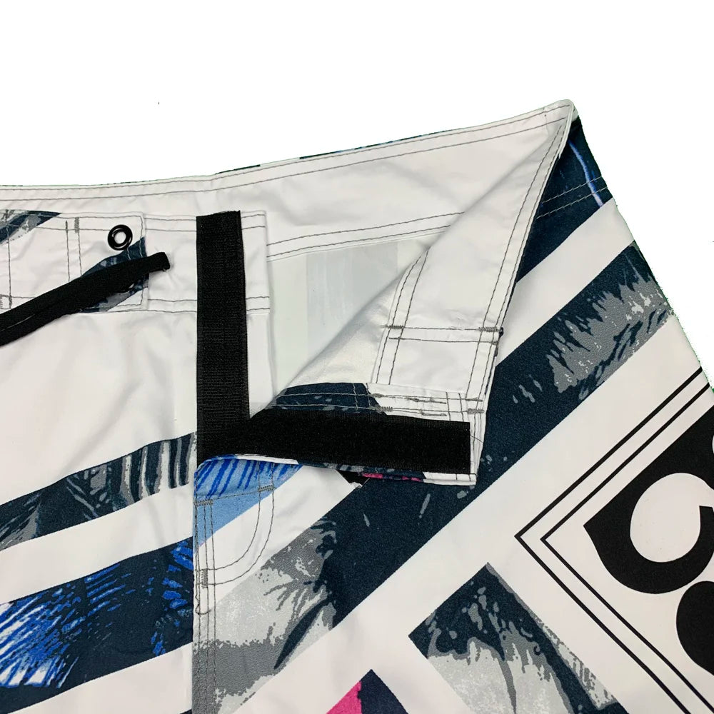 2024 New Printed Men's Swimming Shorts Surfing Beach Pants Running Shorts Bermuda Plate Pants Casual Fitness Pants Swimwear