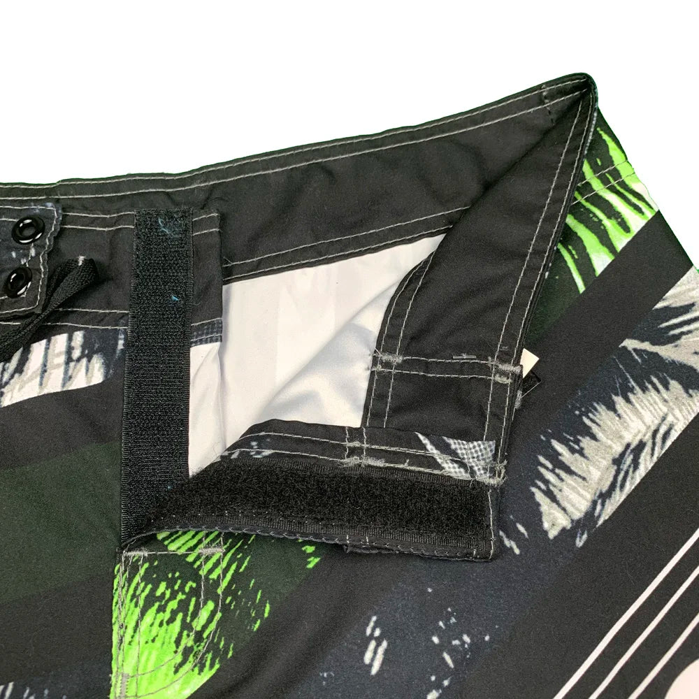 2024 New Printed Men's Swimming Shorts Surfing Beach Pants Running Shorts Bermuda Plate Pants Casual Fitness Pants Swimwear